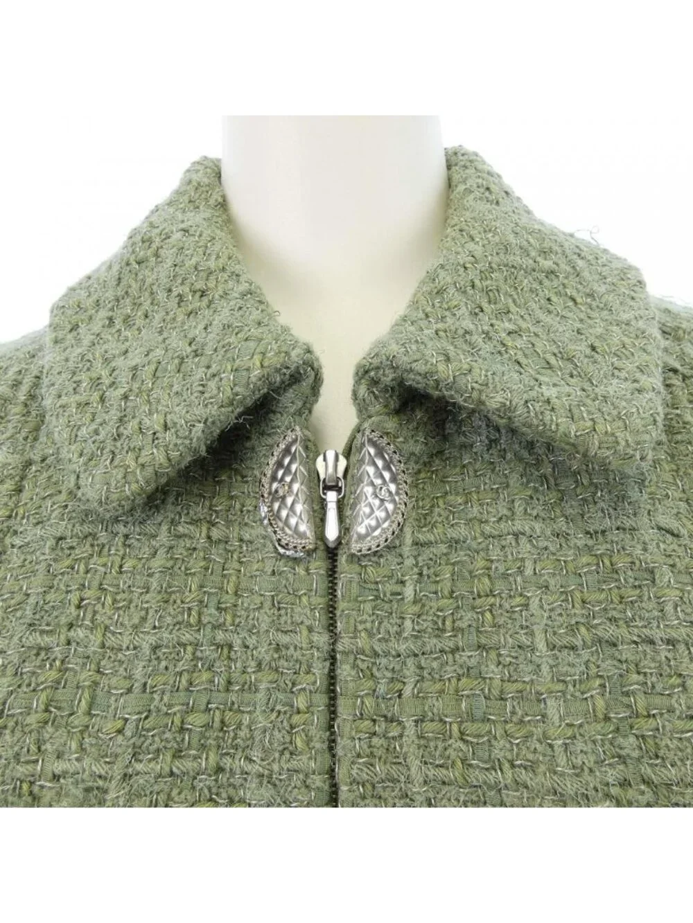 Chanel 17c Jacket Green
